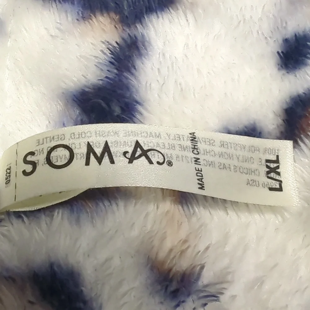 Soma Leopard Print Women's Robe - Picture 9 of 11